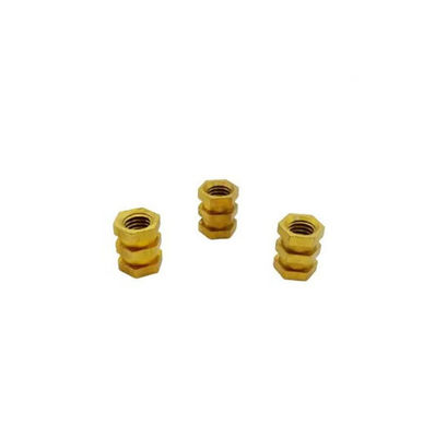 αγορά Τυποποιημένα εξαρτήματα Anodizing Precision Cnc Machining Parts Hexagon Brass Automotive Inserts Nuts online manufacture